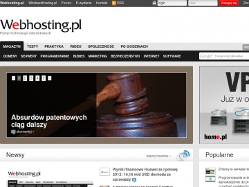 Webhosting.pl. Portal technologii internetowych